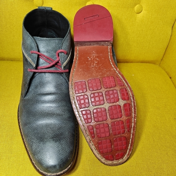 Cole Haan Colton Gray Leather Chukka Desert Retro Casual Boots Men\'s Shoe Sz 11M